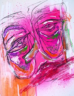Painting, Inner turmoil, Asma Namouji
