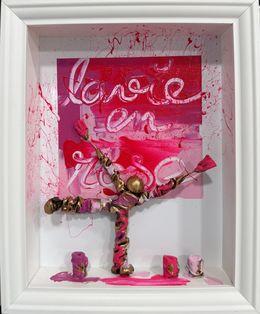 Painting, La vie en rose 01.04.25, Bernard Saint-Maxent