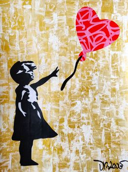 Peinture, Love and hope (a tribute to Banksy), Dr. Love