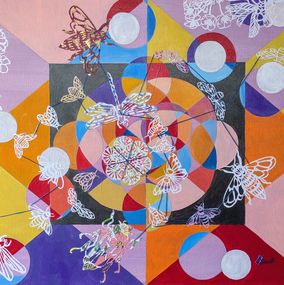 Pittura, Ronzio Non sono insetti. Sono lettere d'aria, Lorena Fonsato