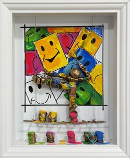 Painting, Smiley 01.04.25, Bernard Saint-Maxent