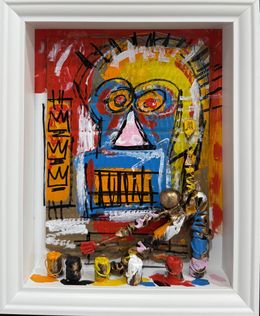 Painting, Style Basquiat 01.04.25, Bernard Saint-Maxent