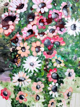 Painting, Dreamy Bloom, Poonam Choudhary