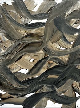 Painting, Flux - Série les vagues, le chemin, Anaïs LF