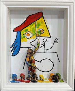 Painting, Style Picasso 02.04.25, Bernard Saint-Maxent