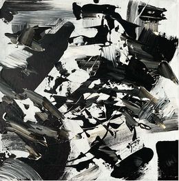 Painting, No name, série les vagues, le chemin, Anaïs LF