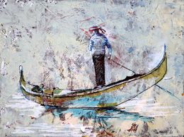 Painting, Venice, Gondolier 3, Rakhmet Redzhepov (Ramzi)