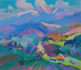 Gemälde, Under the Carpathian Sky, Alexander Shandor
