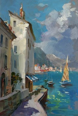Gemälde, Sunny days by the sea, Suprunchuk Yuriy
