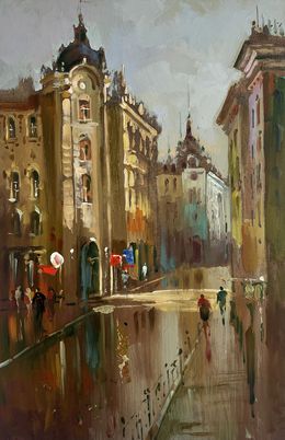 Painting, A quiet corner of the old town, Suprunchuk Yuriy