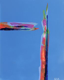 Gemälde, Kairos Fusion graphique série Intersection chromatique, Alain Bulle