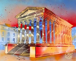 Peinture, Maison Carrée Nîmes, YoCat