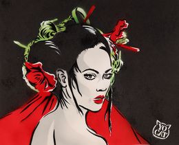 Painting, Geisha Doreen, YoCat