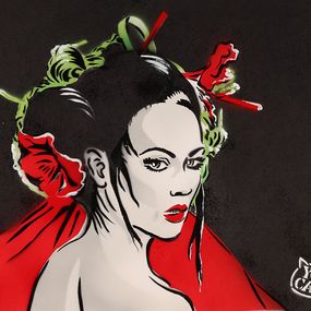 Gemälde, Geisha Doreen, YoCat