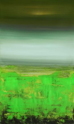 Gemälde, Green Harmony, Paresh Nrshinga