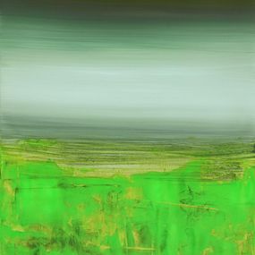 Painting, Green Harmony, Paresh Nrshinga