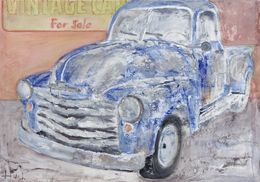 Peinture, H 162 For Sale - Série voitures anciennes, Michel Garnier dit Hush