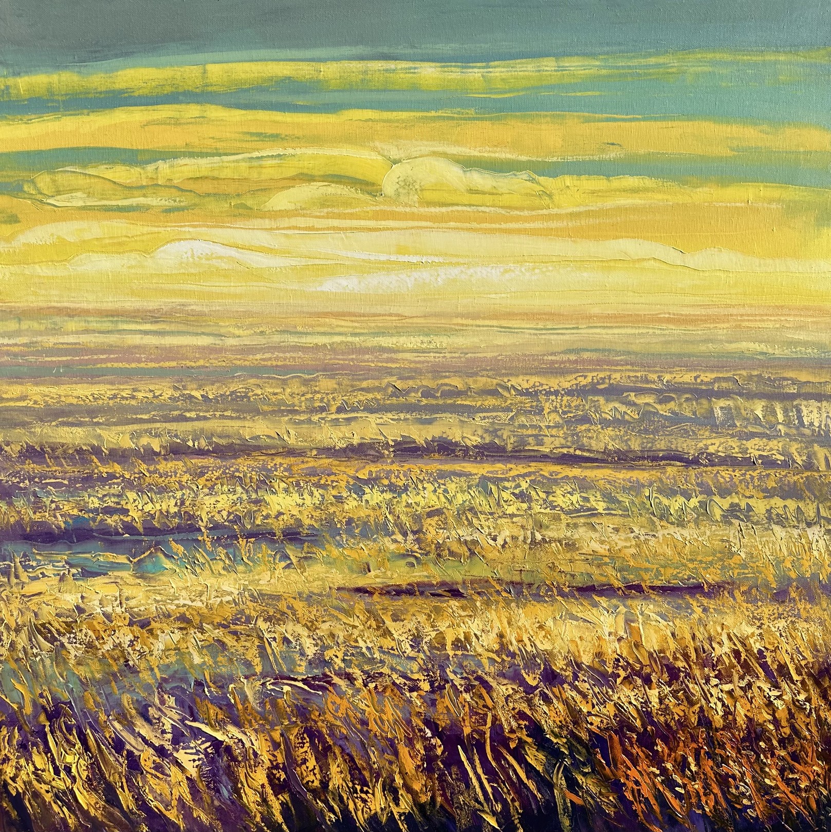 Tigran Mamikonyan, Pink Field at Sunrise Tigran Mamikonyan, Pink Field at Sunrise