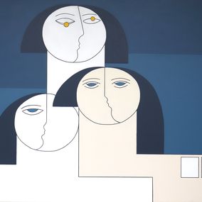 Painting, L'Art de L'équilibre, Hildegarde Handsaeme