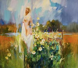 Gemälde, Hot august, Vasyl Khodakivskyi