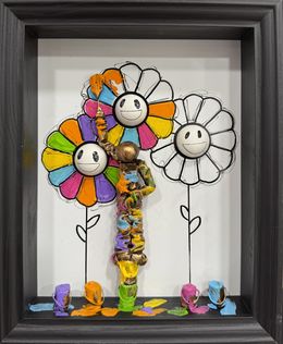 Painting, Style Murakami 01.04.25, Bernard Saint-Maxent
