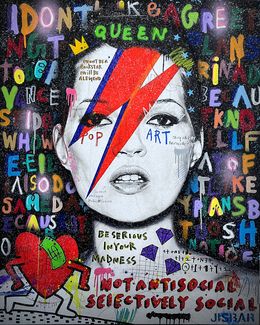 Peinture, Diamond Dust Kate Moss, Jisbar