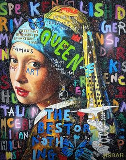 Peinture, Diamond Dust Young Girl, Jisbar