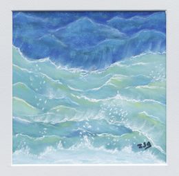 Painting, Dynamisme - Série évocation marine, Isabelle Alberge