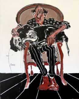 Peinture, Mais non pupuce, ne bave pas, Béatrice Terra