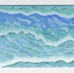 Gemälde, Jeu de vagues - Série évocation marine, Isabelle Alberge