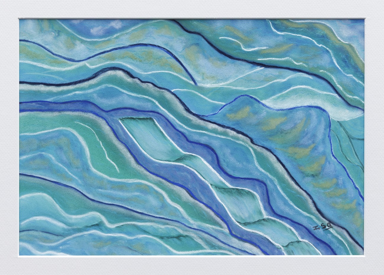 Isabelle Alberge, Iridescence - Série évocation marine Isabelle Alberge, Iridescence - Série évocation marine