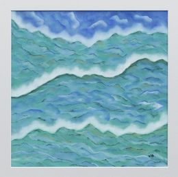 Painting, Effervescence - Série évocation marine, Isabelle Alberge