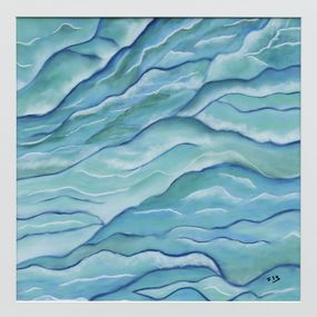 Peinture, La complainte de l'océan - Série évocation marine, Isabelle Alberge