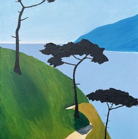 Peinture, Le sentier côtier, Frédéric Cadiou