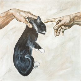 Peinture, Michelangelo-Inspired Whimsy, Victo