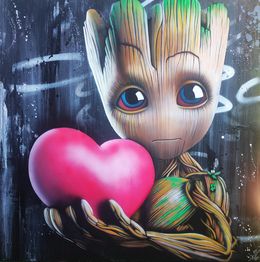 Peinture, Je s'aime Groot, Flu