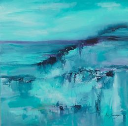 Painting, L'océan cyan, Âme Sauvage