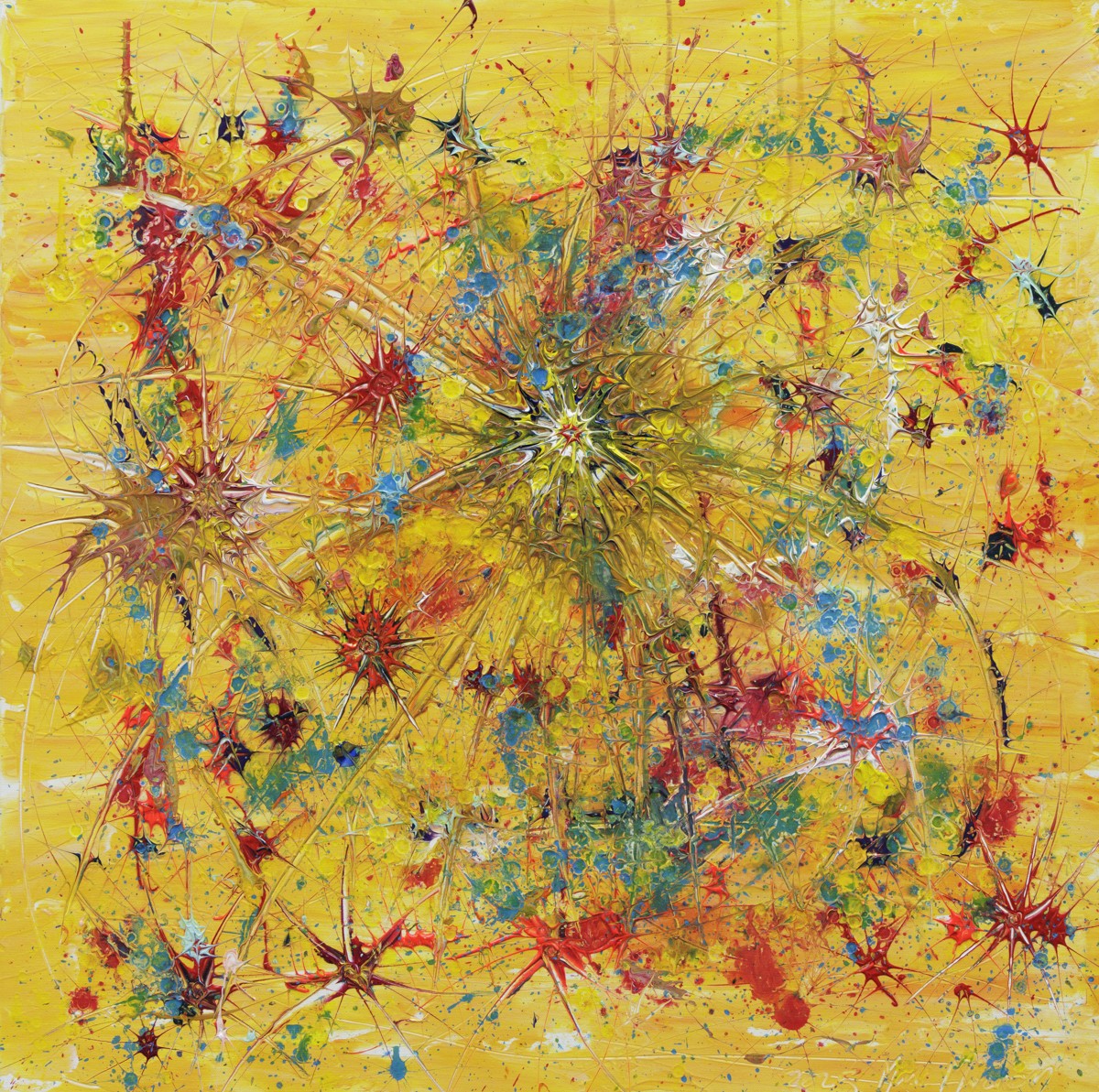 Marc Michon, Joie solaire - Série Synapses, explosion de couleurs Marc Michon, Joie solaire - Série Synapses, explosion de couleurs