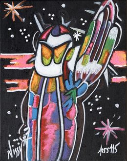 Gemälde, Space Push - Série Art Dynamique graphique, Arts 115 Group
