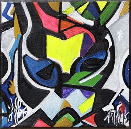 Gemälde, Re-Gart Bleu - Série Art Dynamique graphique, Arts 115 Group