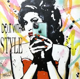 Painting, Amy Winehouse, do it with style, Patrick Cornée