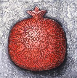Gemälde, Crimson Mandala, Hasmik Mamikonyan
