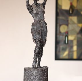 Sculpture, Sophia: Woven Elegance, Karen Akhikyan