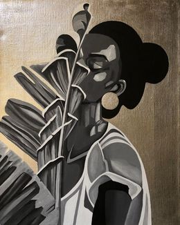 Peinture, Flower girl, Olga Tiho