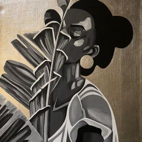 Painting, Flower girl, Olga Tiho