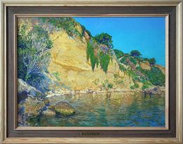 Gemälde, Morning. Rocky coast, Simon Kozhin