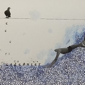 Fine Art Drawings, Cher Ami, oiseau fantastique ! 9, Mathilde Neri
