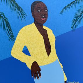 Gemälde, When I Choose To Be Myself 1 - 21st Century, Contemporary, Figurative, Nature, Joshua Salami