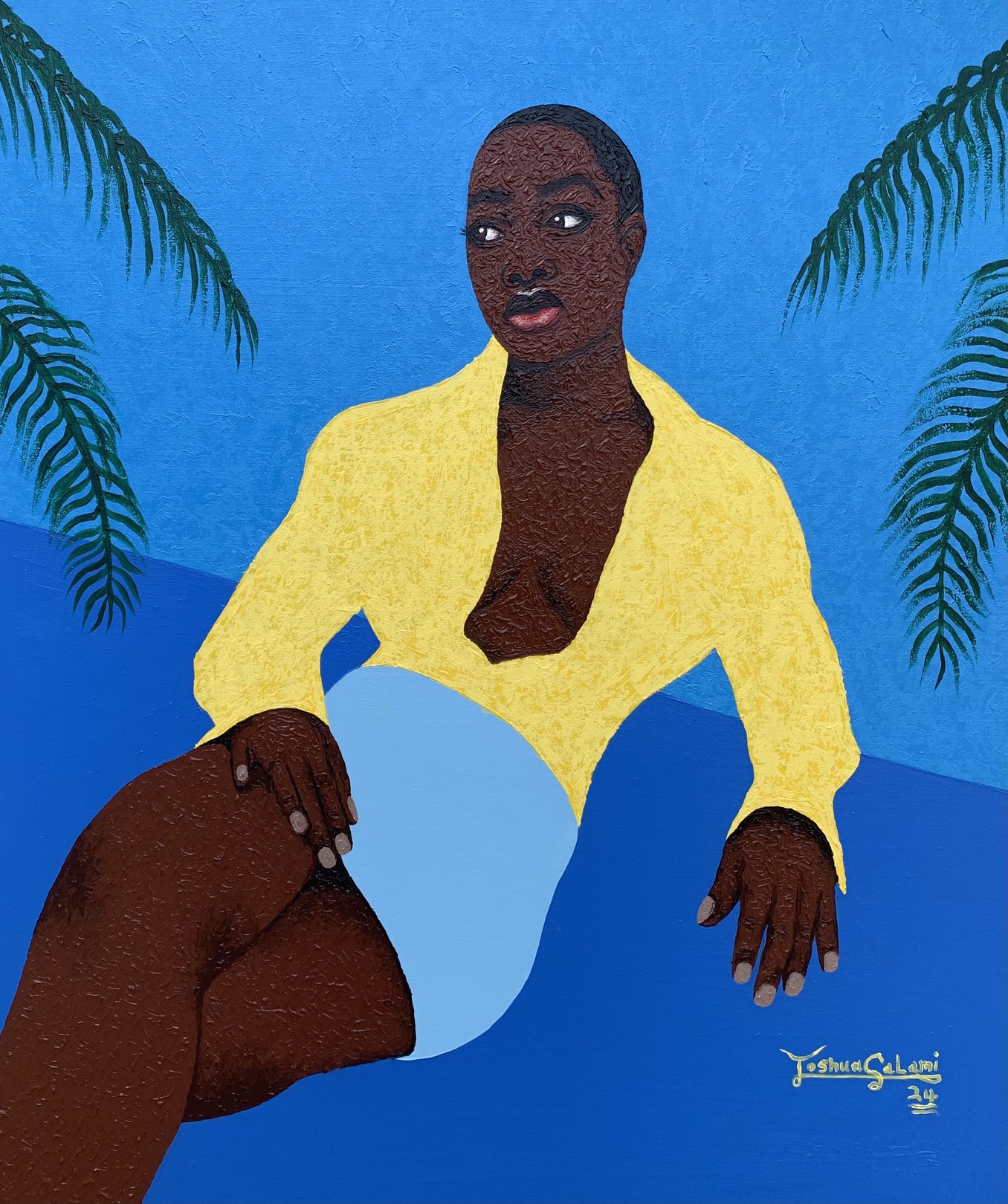 Joshua Salami, When I Choose To Be Myself 2 - 21st Century, Contemporary, Figurative, Nature Joshua Salami, When I Choose To Be Myself 2 - 21st Century, Contemporary, Figurative, Nature