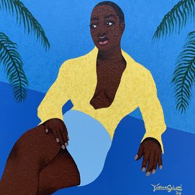 Gemälde, When I Choose To Be Myself 2 - 21st Century, Contemporary, Figurative, Nature, Joshua Salami